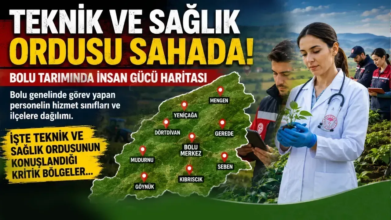 Bolu Tarımında İnsan Gücü Haritası: Mudurnu ve Göynük Öne Çıkıyor