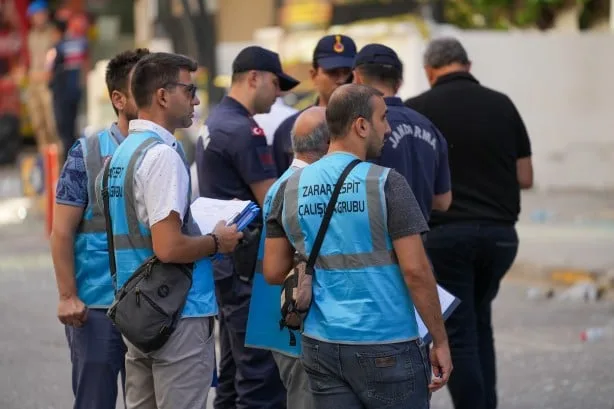 Torbalı'da Patlama Sonrası Hasar Tespit Çalışmaları Başladı