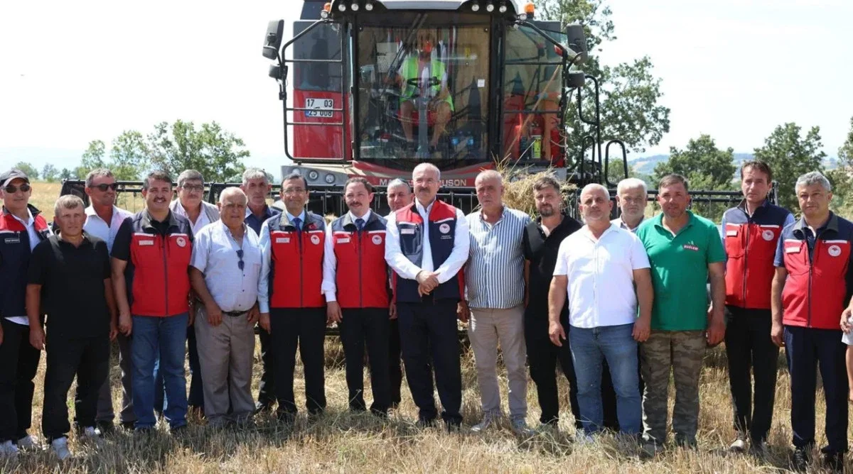 Biga’da Mera Islahı Arpa Hasadı Coşkuyla Kutlandı
