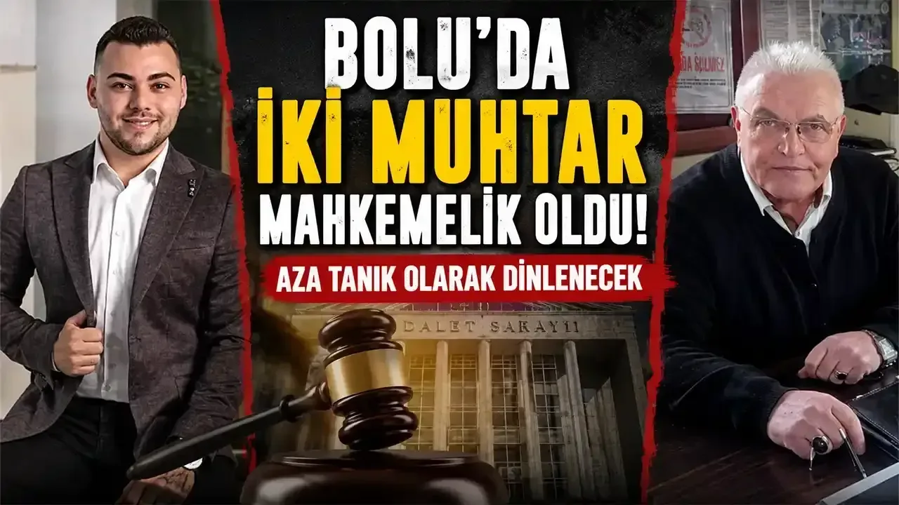 Bolu'da Muhtarlar Arasında Bilgisayar Tartışması Mahkemeye Taşındı